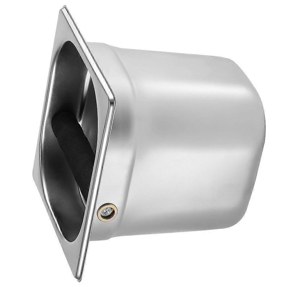 Espresso Machine Accessory, Sturdy Surface Deep Bowl Design Knock Box, Corrosion Resistant Stainless Steel with Removable Bar, Sanitary and User