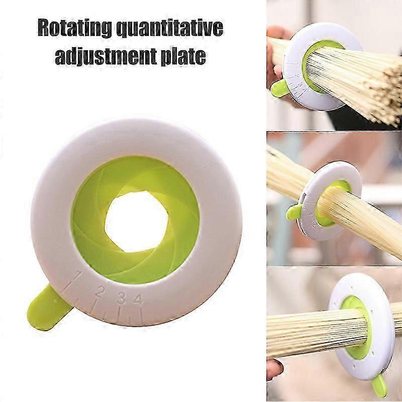 Spaghetti Measuring Tool with 4 Different Adjustment Gears Pasta Portion Control Gadgets Volumn Dispenser Kitchen Tool Green