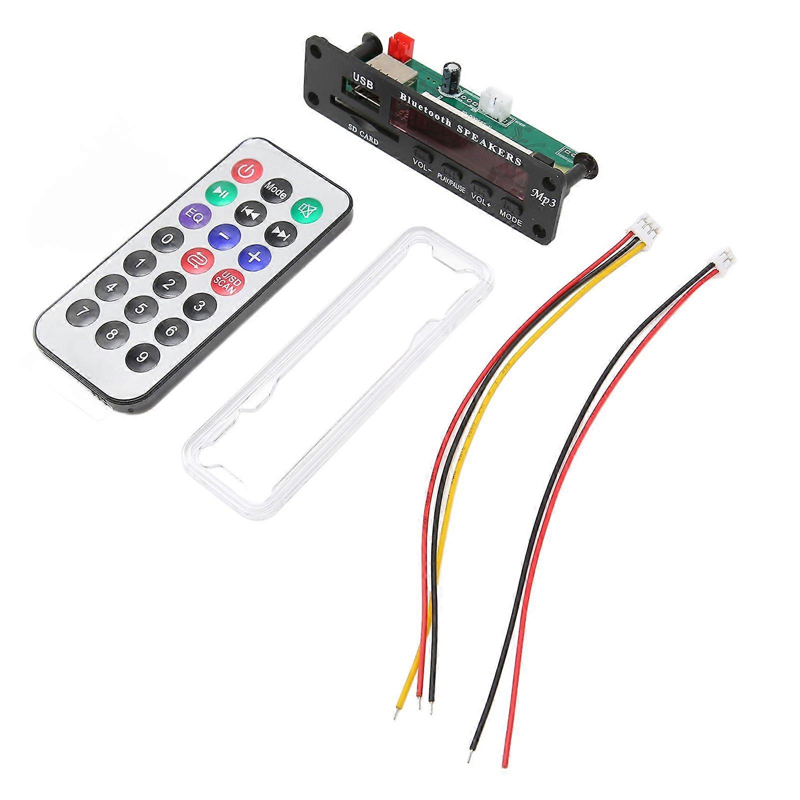 Bluetooth Decoder Board Support USB Storage Card FM Switching MP3 WMA Decoding Module with LED Display Screen