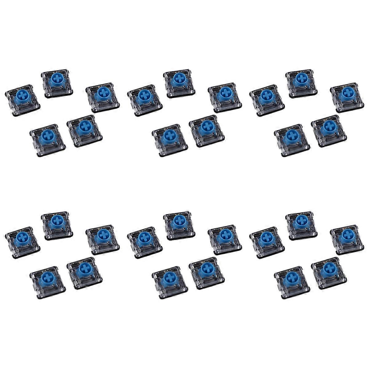 30Pcs Low-Profile V2 Axis Switch Accessories Silent Gaming Mechanical Keyboard Switches for Mini 13