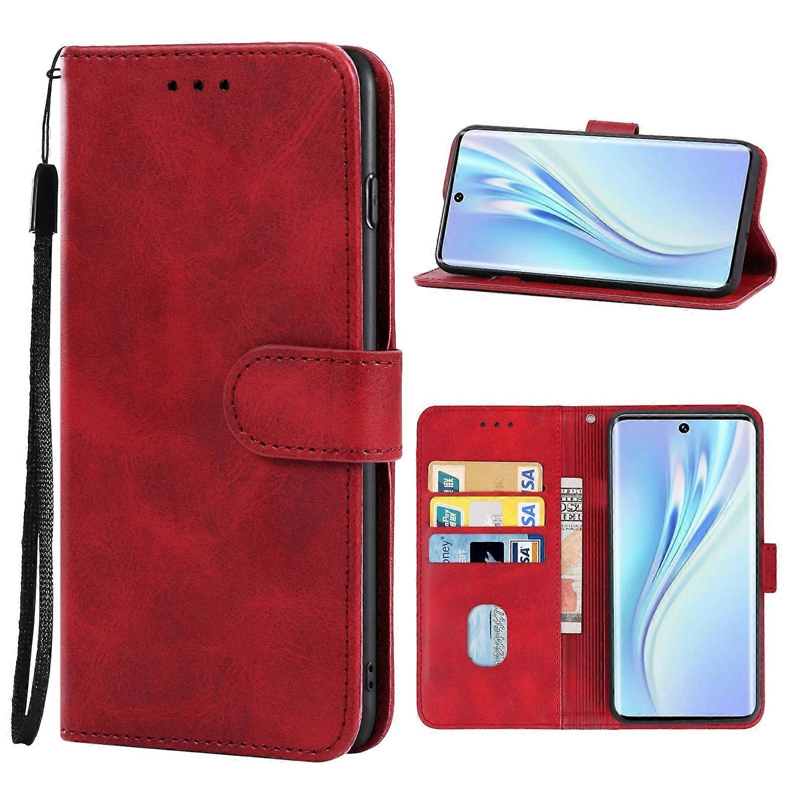 Leather Phone Case For Honor V40 Lite