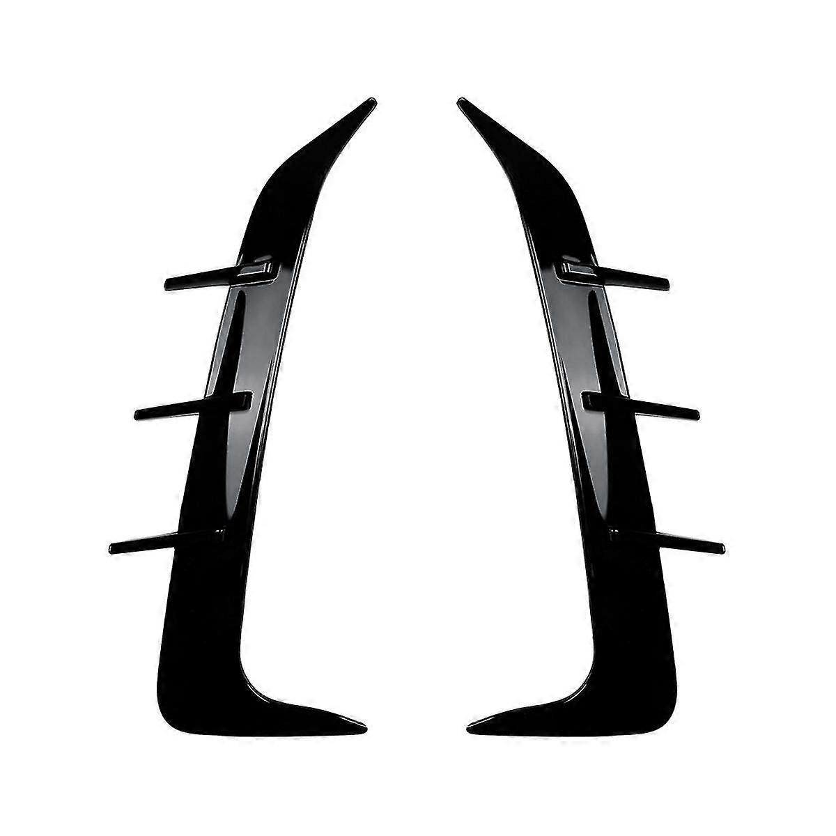 1 paio paraurti posteriore spoiler coperchio laterale canard per X6 G06 2019-2023 nero brillante