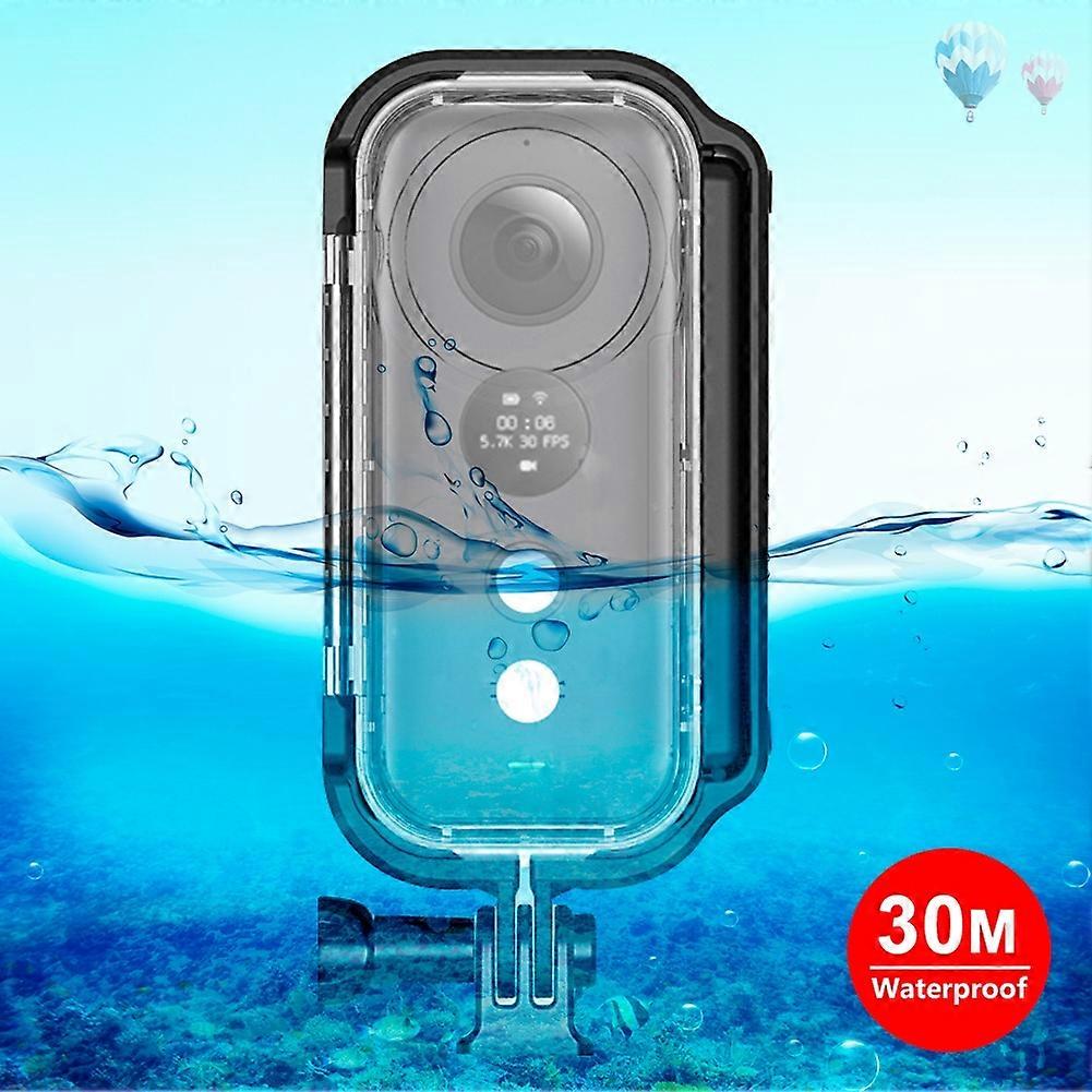 PULUZ 30m Underwater Waterproof Housing Protective Case for Insta360 ONE X, with Buckle Basic Mount & Screw