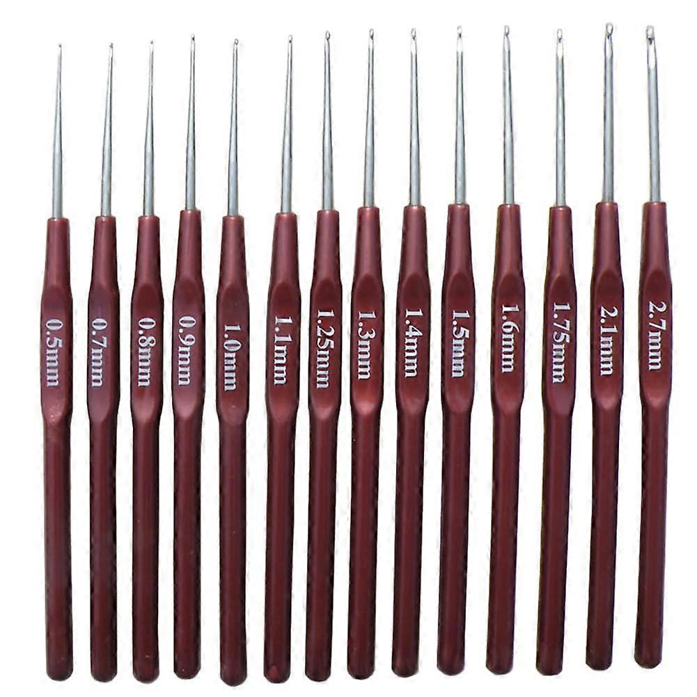 16 Pcs Crochet Set with Ergonomic Handles, Comfortable Knitting Tools for Beginners, Includes Color-coded Yarn Hooks