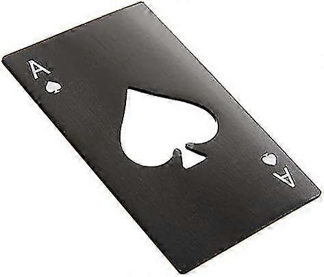 Bottle opener, Card - shaped with spade A design, Compact and Portable, Ideal for Opening Bottles