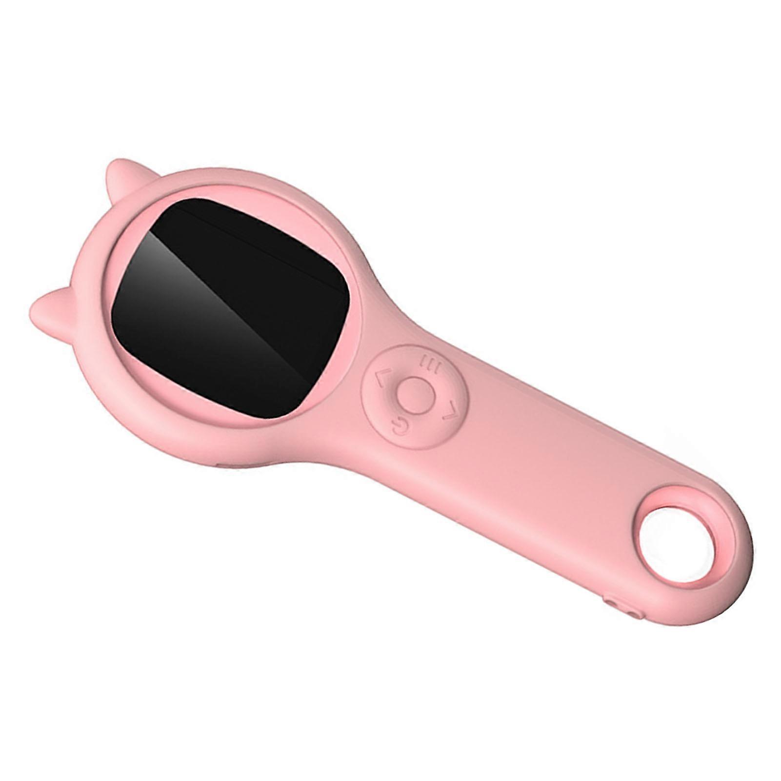 Students Handheld Microscope 2 Inch Screen 500x Portable Pink