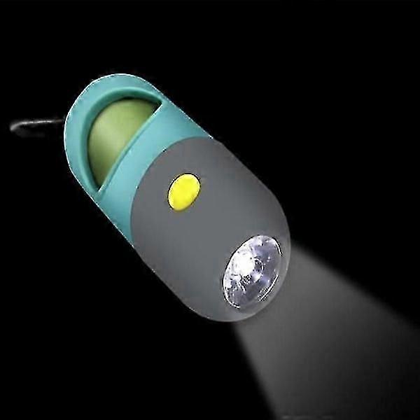 Dog Poop Bag Dispenser With Built-in Led Flashlight, Pet Waste Bag Holder For Le-GOOD