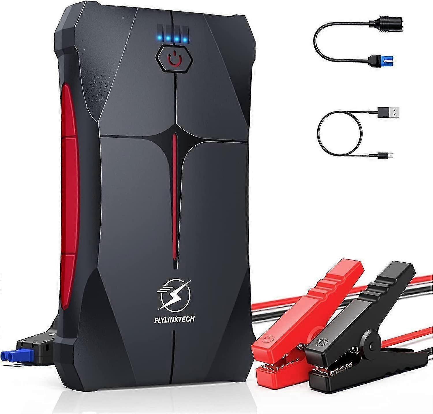 Auto Starthilfe, 2500A Spitze 13200mAh Tragbare Autobatterie Starthilfe Booster