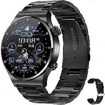 wysokiej jakościQW33 Bluetooth Call Smart Watch, męski sport fitness Health Tracker wodoodporny smartwatch dla Androida iOS