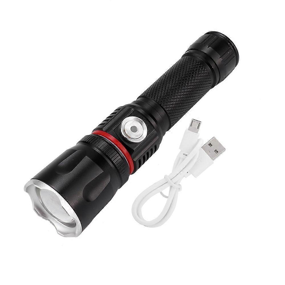 USB Pocket Torch LED Flashlight High Brightness Pocket Size For Outdoor Camping And Emergency Use