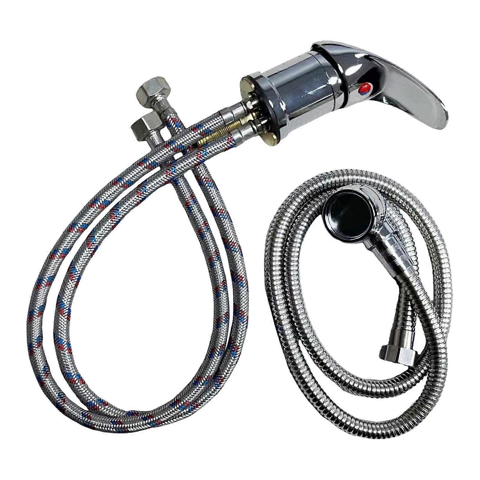 サロンシャンプーボウルの蛇口と噴霧器セットは、逆洗ユニットに簡単に取り付けることができます