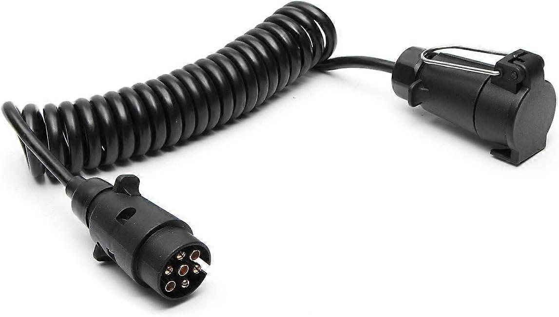 Weatherproof Trailer Plug Adapter, Good Sealing Performance 7 Core Trailer Cable For Rv Truck, Designed For Convenience And Practicality, Abrasion