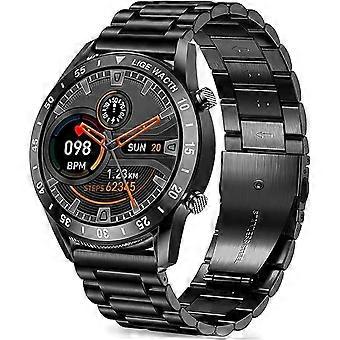 Slim Horloge voor Mannen & Vrouwen, Gezondheidstracker & Fitness Metgezel, 1.3" AMOLED HD Touch Screen met Hartslagmeter, IP68 Waterdicht voor Buiten