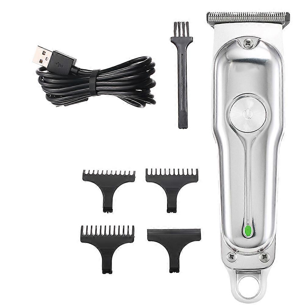 Men's Styling Solution, Ergonomic Design For Comfortable Handling, Zero-overlap Blades Ensure Precise Cutting, Adjustable Length Guide Combs, Quiet &