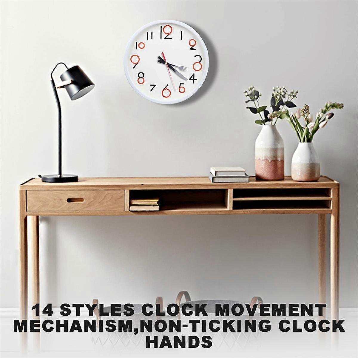 14 Styles Clock Movement Mechanism,Non-Ticking Clock Hands,DIY