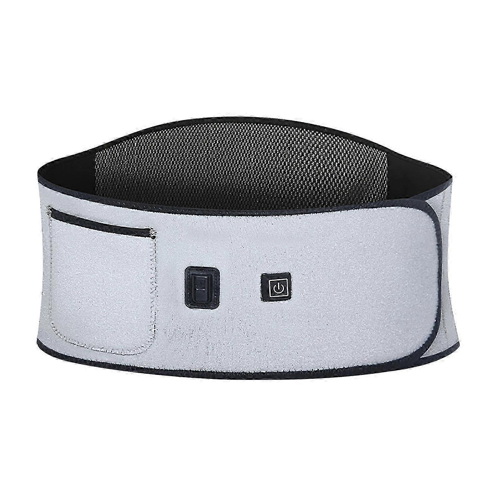 Vezeték nélküli fűtőöv ágyéki fájdalomcsillapításhoz - vezeték nélküli fűtőöv támogatás, fűtőöv ágyéki fájdalomcsillapításhoz 43 hüvelykGRAY-Hasznos