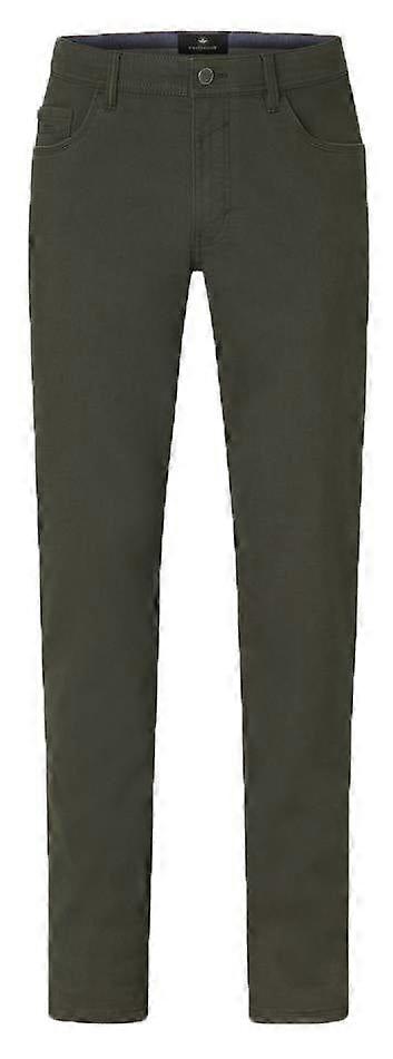 Redpoint Milton 5-Pocket Casual Modern Fit Jeans - Olive