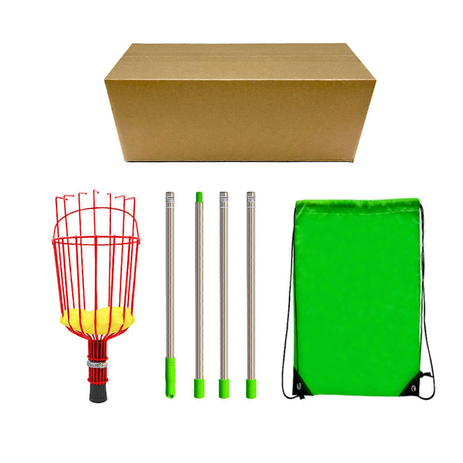 Durable Telescoping Fruit Picking Tool High Reach Fruit Picking Tool Designed For Gardeners And Orchard Workers