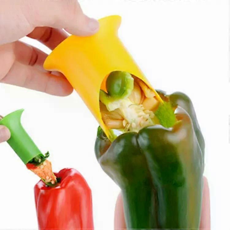 2 In 1 Chili Pepper Seed Extractor Kitchen Fruit and Vegetable Corer