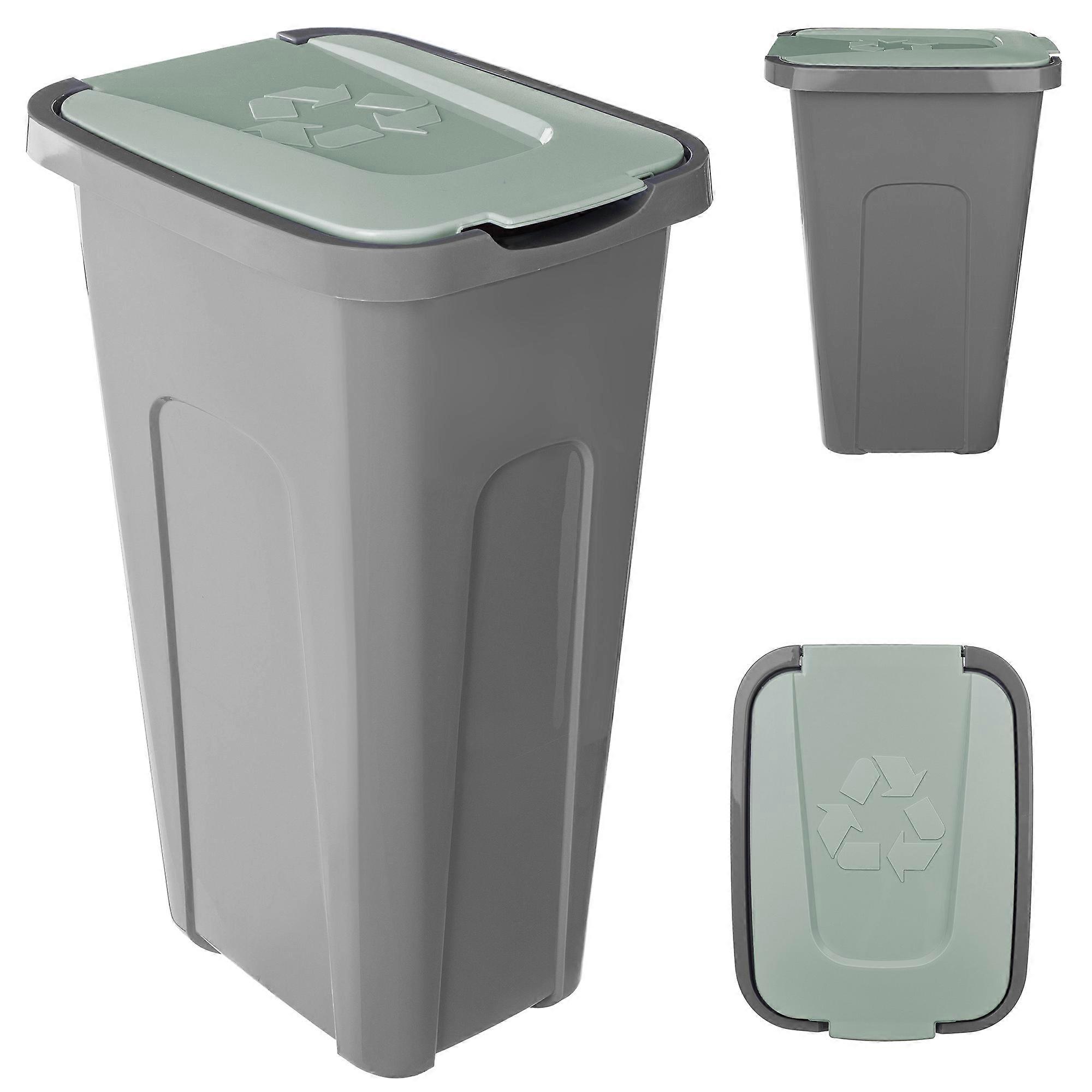 KADAX Mülleimer Mülltrennbehälter 30L Eimer Müllcontainer mit Deckel