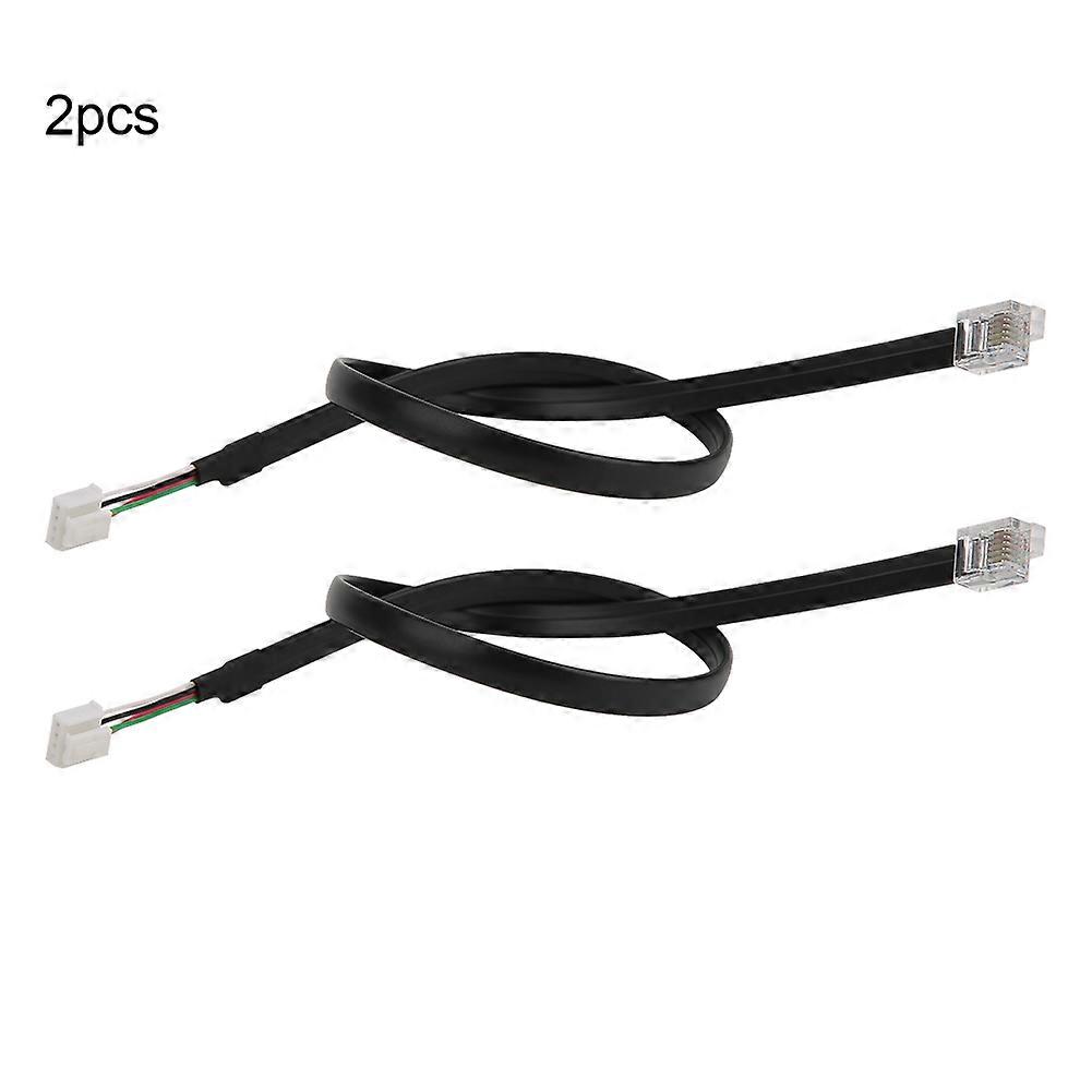 2Pcs Sensor Cable 6 Core Right Button Single Crystal Head Industrial Robot Parts 40mm