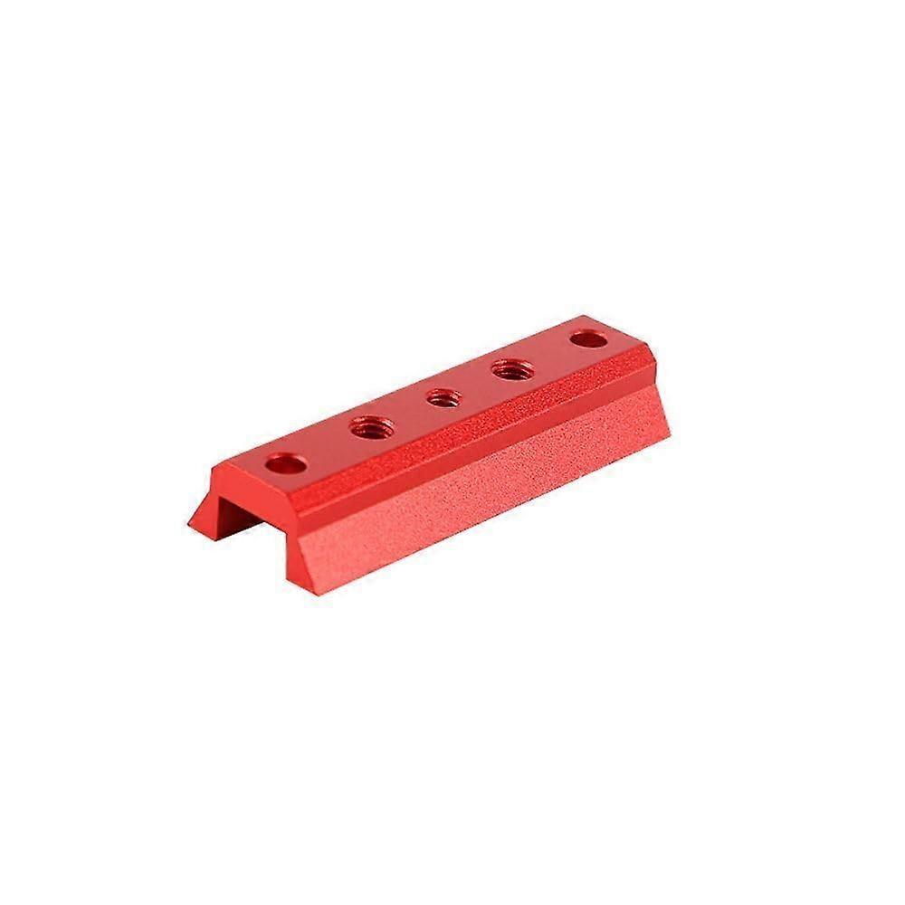 Various Styles Aluminum Alloy Finder Scope Dovetail Base Bracket for Astronomical Telescope (D-Red)