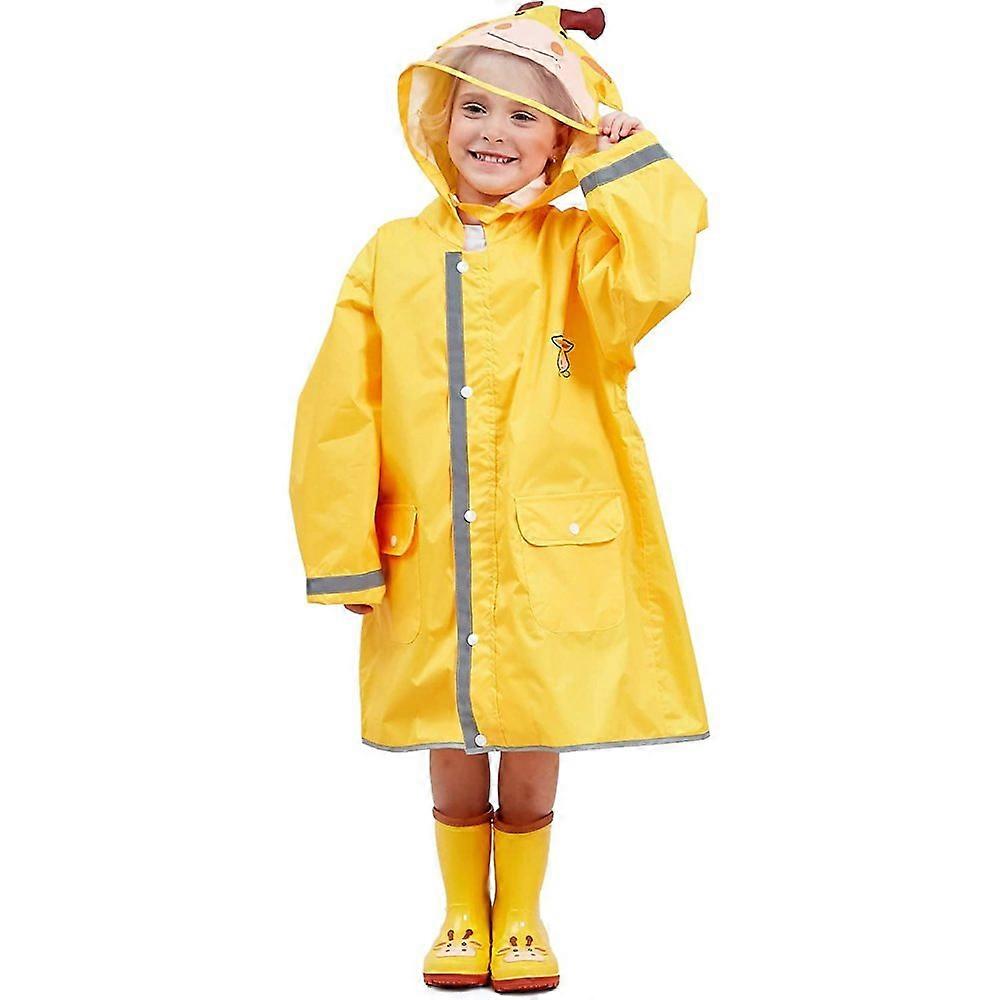 Imperméable pour bébé étudiant - jaune M