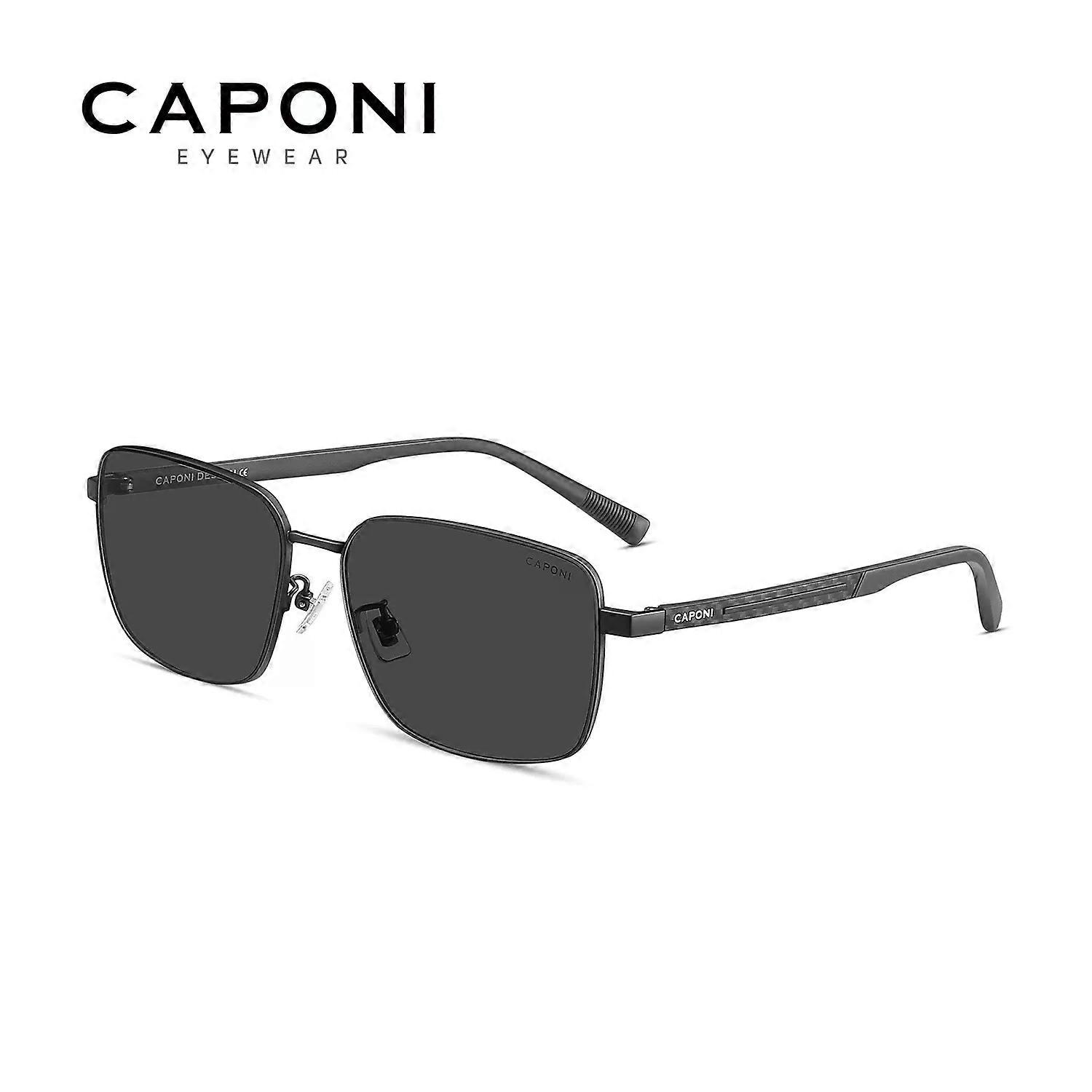 Outdoor Sunglass For men Polarized Photochromic Square Shades Driving Sunglasses UV400 Protection Brand Designer BS24704