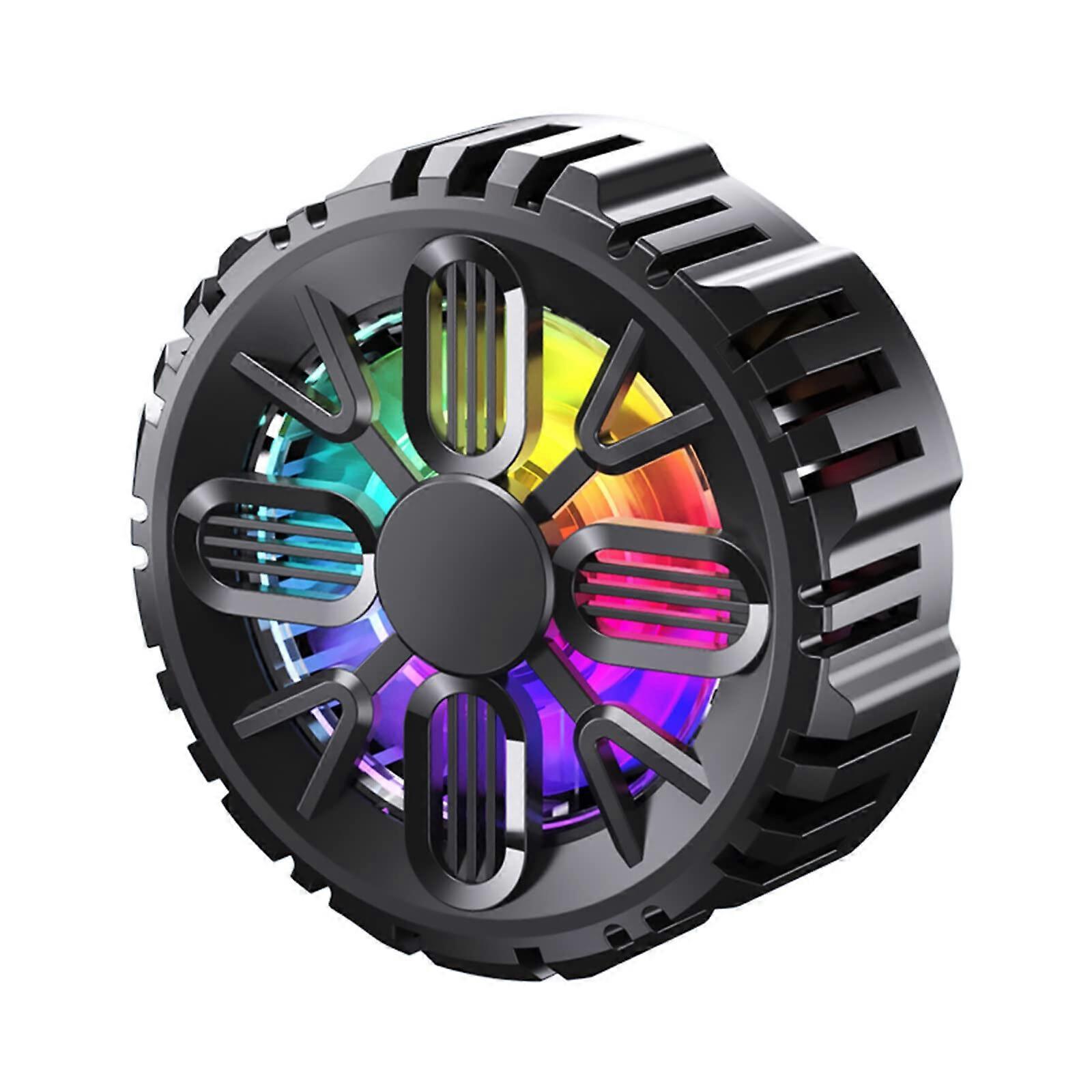 Cell Phone Radiator with Cooling Fan, Magnetic Semiconductor Heatsink for Mobile Phones, Universal Compatibility, Compact Design