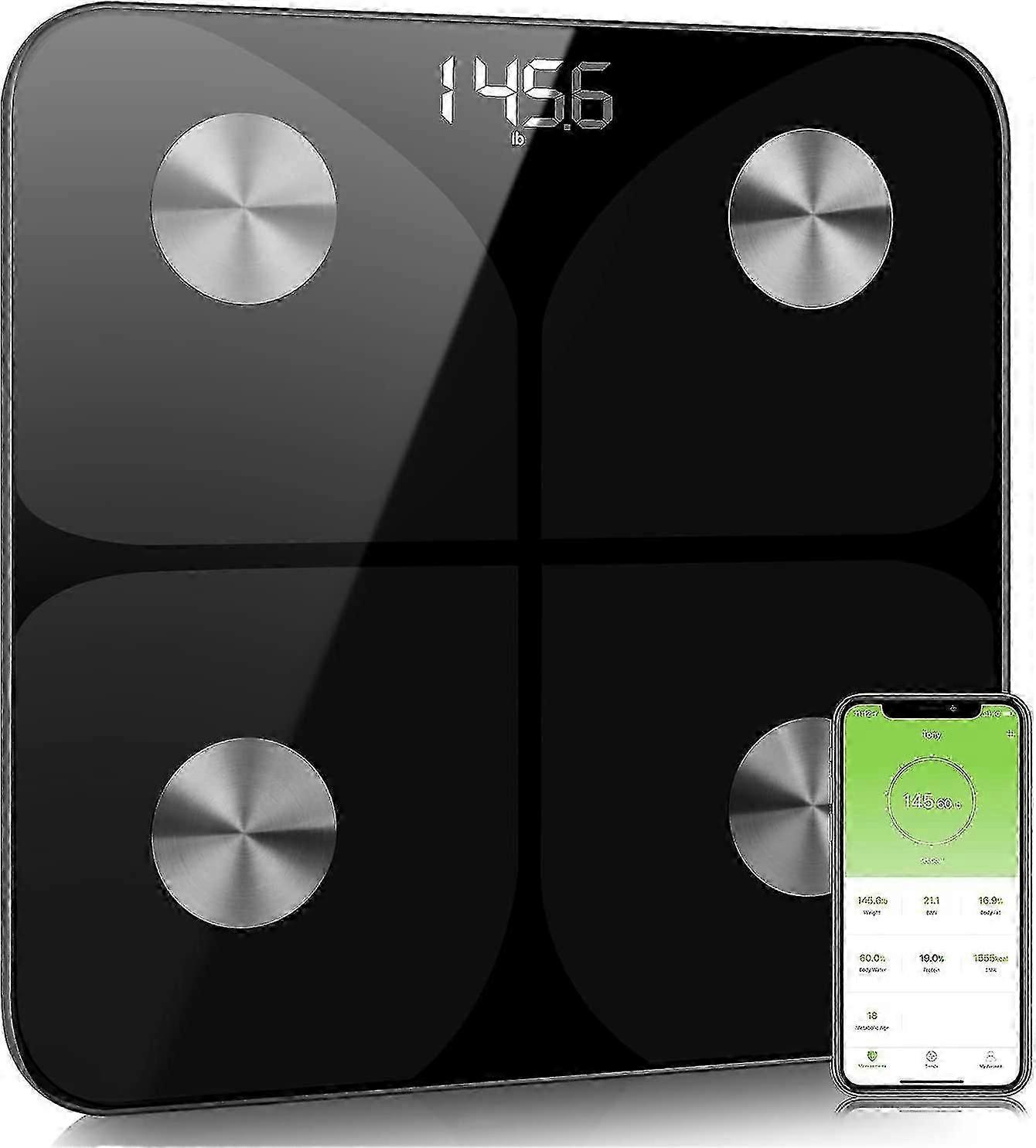 Scales For Body Weight - Smart Body Fat Scales Composition Analyzer Monitor, High Precision Measuring For Bmi, Visceral Fat, Muscle, Body Age Etc, Sma