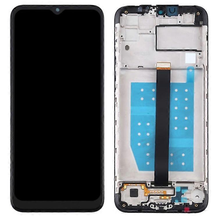 Motorola One Fusion 4G XT2073-2グレードBのLCDスクリーンおよびデジタイザーアセンブリ+フレームパーツ(ロゴなし)に対応