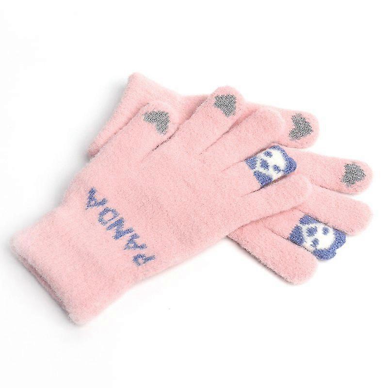 Warm gloves knitted cycling gloves