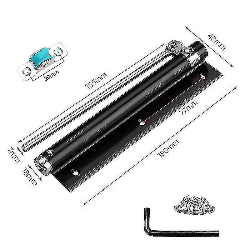 Adjustable Door Closer, Aluminum Alloy Automatic Door Closer, Spring-loaded Automatic Door Closer, Suitable For Many Types Of Doors