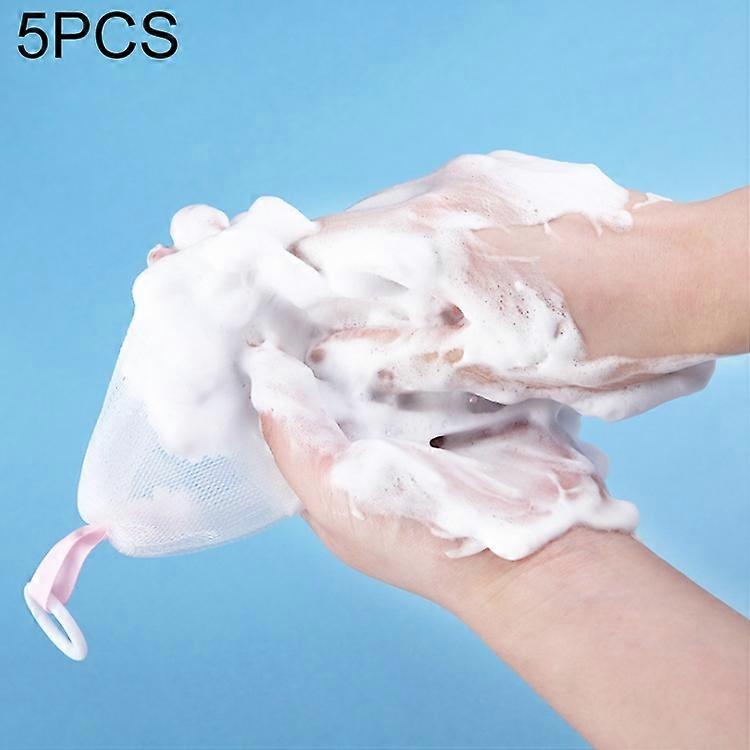 5 PCS Cleansing Milk Handmade Soap Bubble Net
