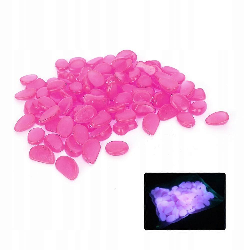 Stones Pebbles Glowing Fluorescent 100pcs