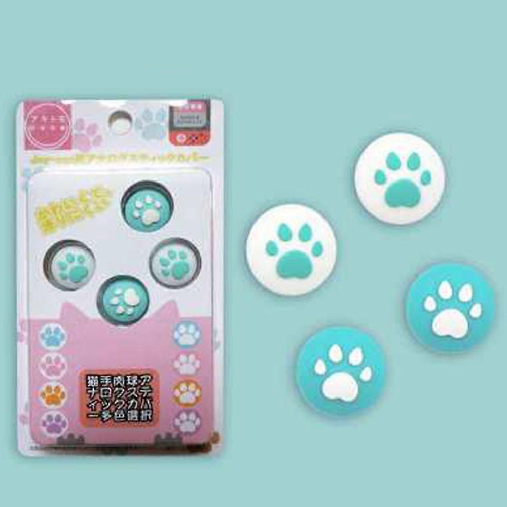 Cat Claw Design Thumb Grip Caps, Joystick Cap for Switch & Lite, Soft Silicone Cover for Switch Controller-Summer blue sky-
