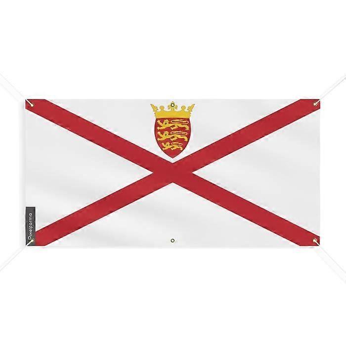 Jersey Flag Banner 6 Grommets 90x180cm Polyester