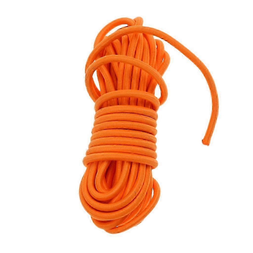 4mm x 10 Meters Strong Elastic Rope Shock Cord tie Various Color-color: Fluorescence Yellow