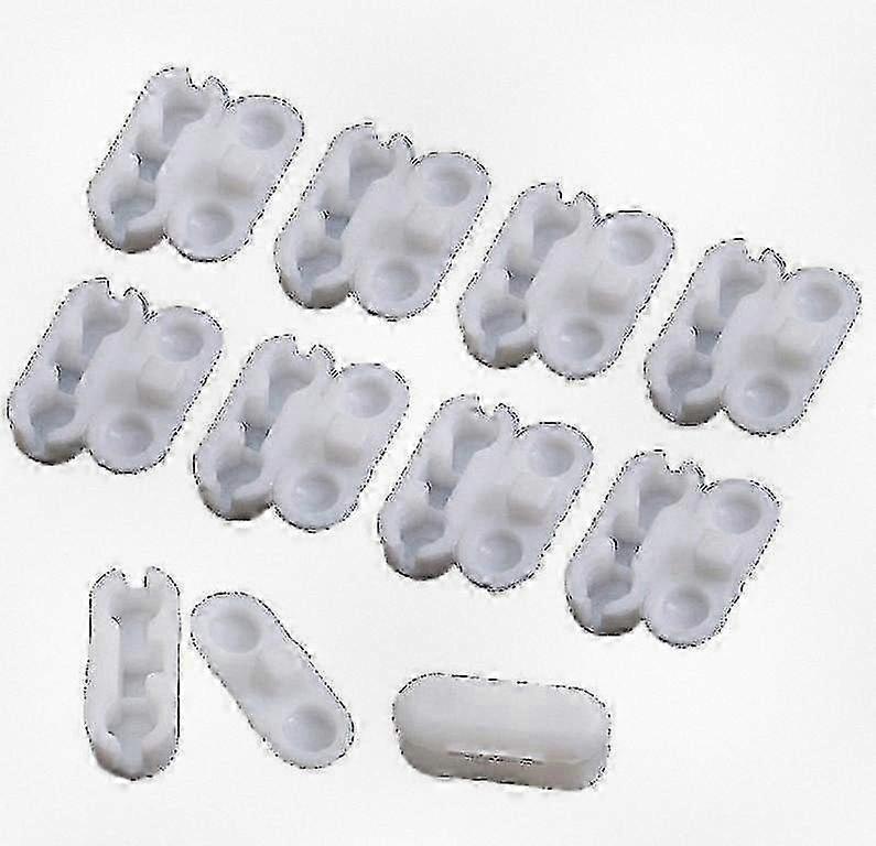 10 Pcs Set of Plastic Pull Cord Connectors for Roller Blinds Curtain Chains, Suitable for Various Brands