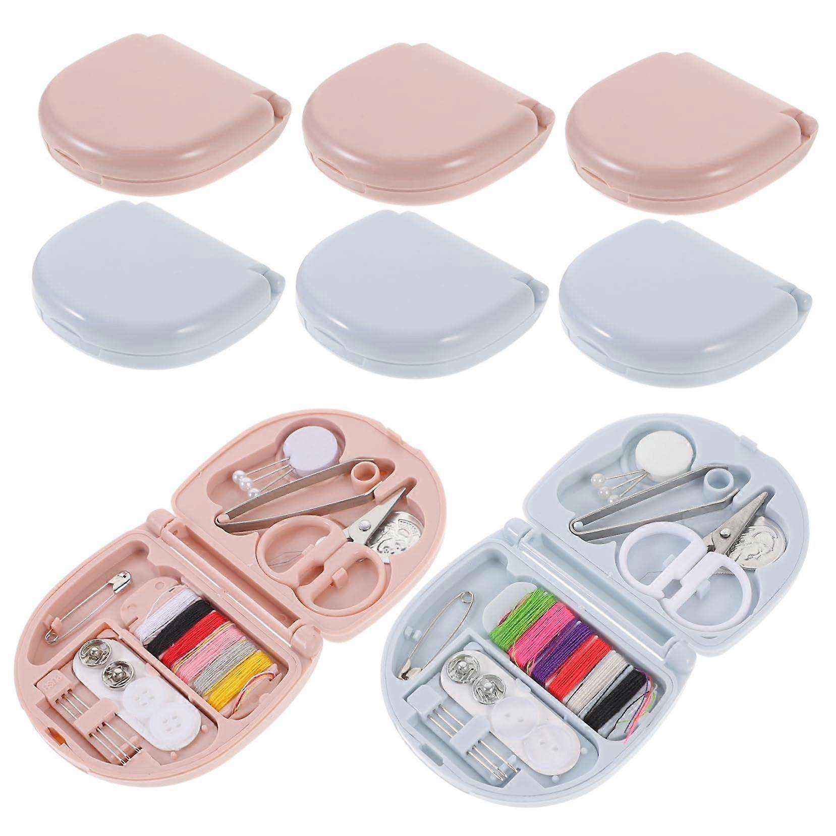 8Sets Sewing Kit Convenient Thread Kit for Household Repairs Essential Sewing Tools with Assorted Threads Ref: 1202