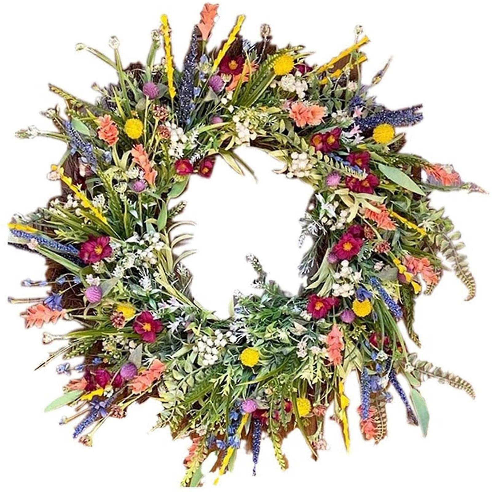 Fall Floral Wreath Artificial Windows Decoration Tools
