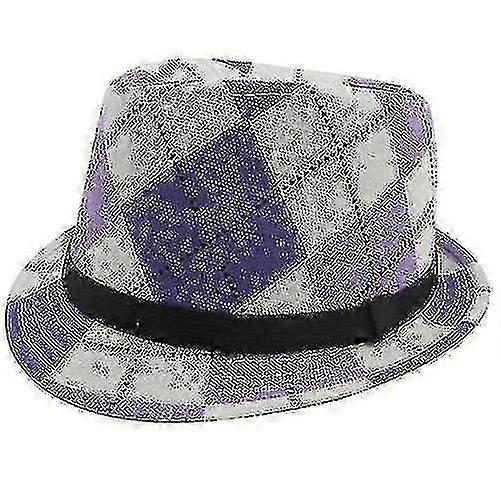 Woman Solid Plaid Hatmulticolor A