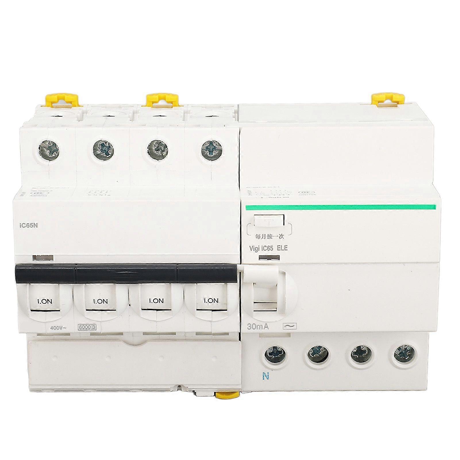 Högkvalitativ AC400V IC65N strömbrytare luftbrytare med läckageskydd