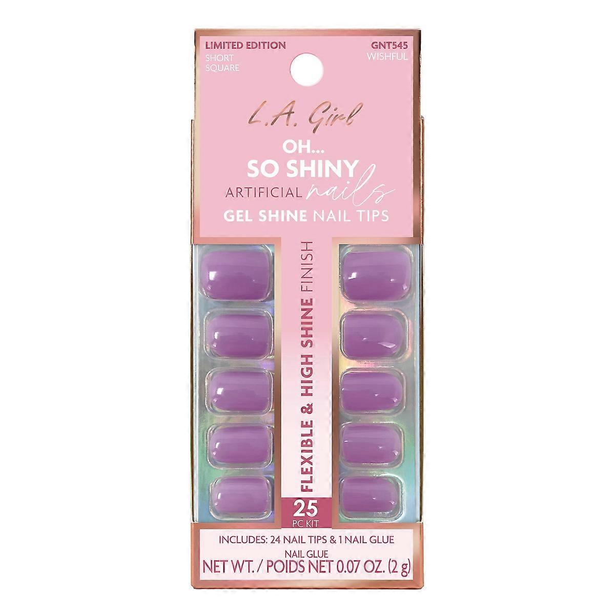 L.a. Girl 人造指甲片 - 闪亮如意 - 25 片