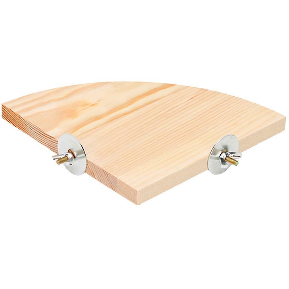 Natural Wood Bird Perch Platform for Parrot Training and Exercise – Ideal for Parakeets, Cockatiels, and Lovebirds Cage Accessories