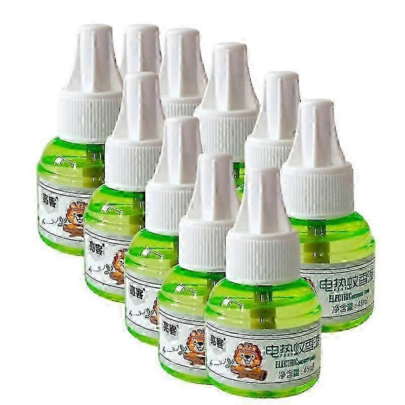 10x Mosquito Repellent Heater Electric Heat Repellent Liquid Anti-mosquito Odorless Insect Repellent Mosquitoes Pest Control Tool
