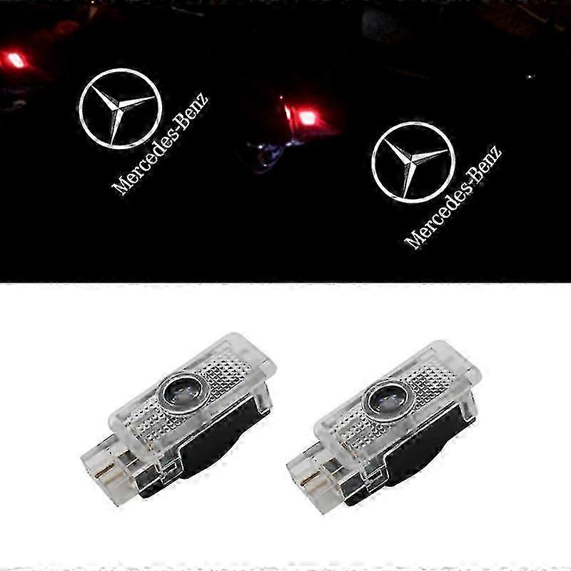 Door Laser Atmosphere Projector Lamp 2 PCS for Mercedes Benz Class C W203/SLK/CLK/SLR/Maybach - DWW-2