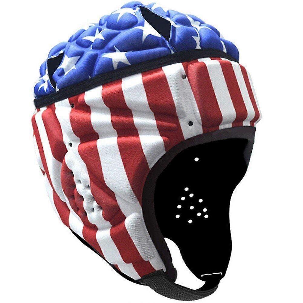 s Soft Helmet Padded Adjustable Helmet Scrum Cap Thick Protective Cap for Head Protection