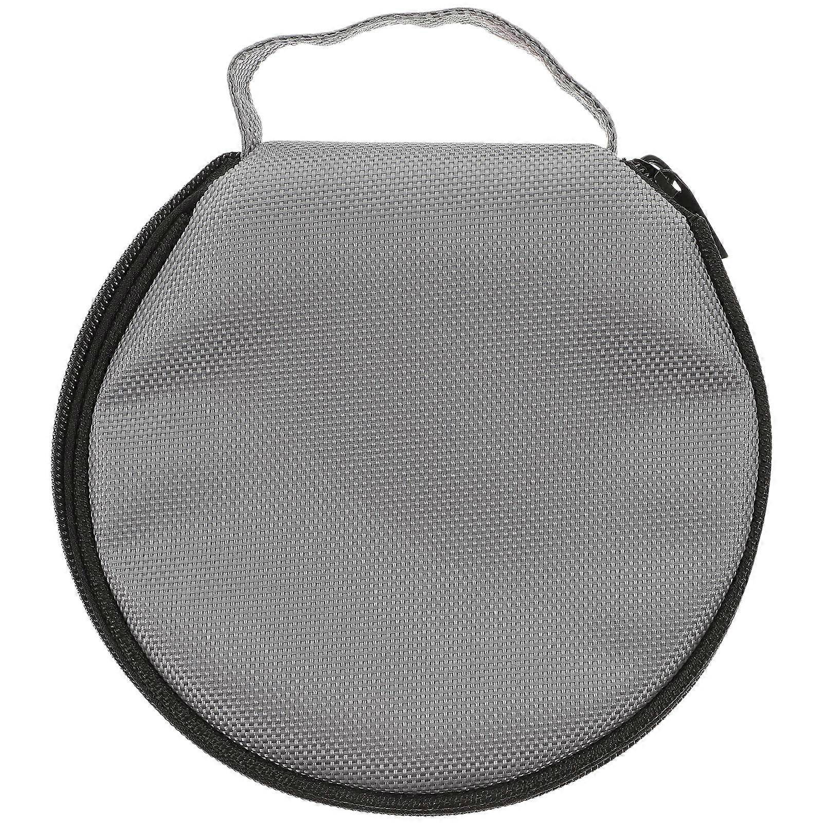 Cd Protective Case With Zipper Large Capacity Wallet Organizer for Car Home Disc Storage Travel & Business Use Oxford Grey