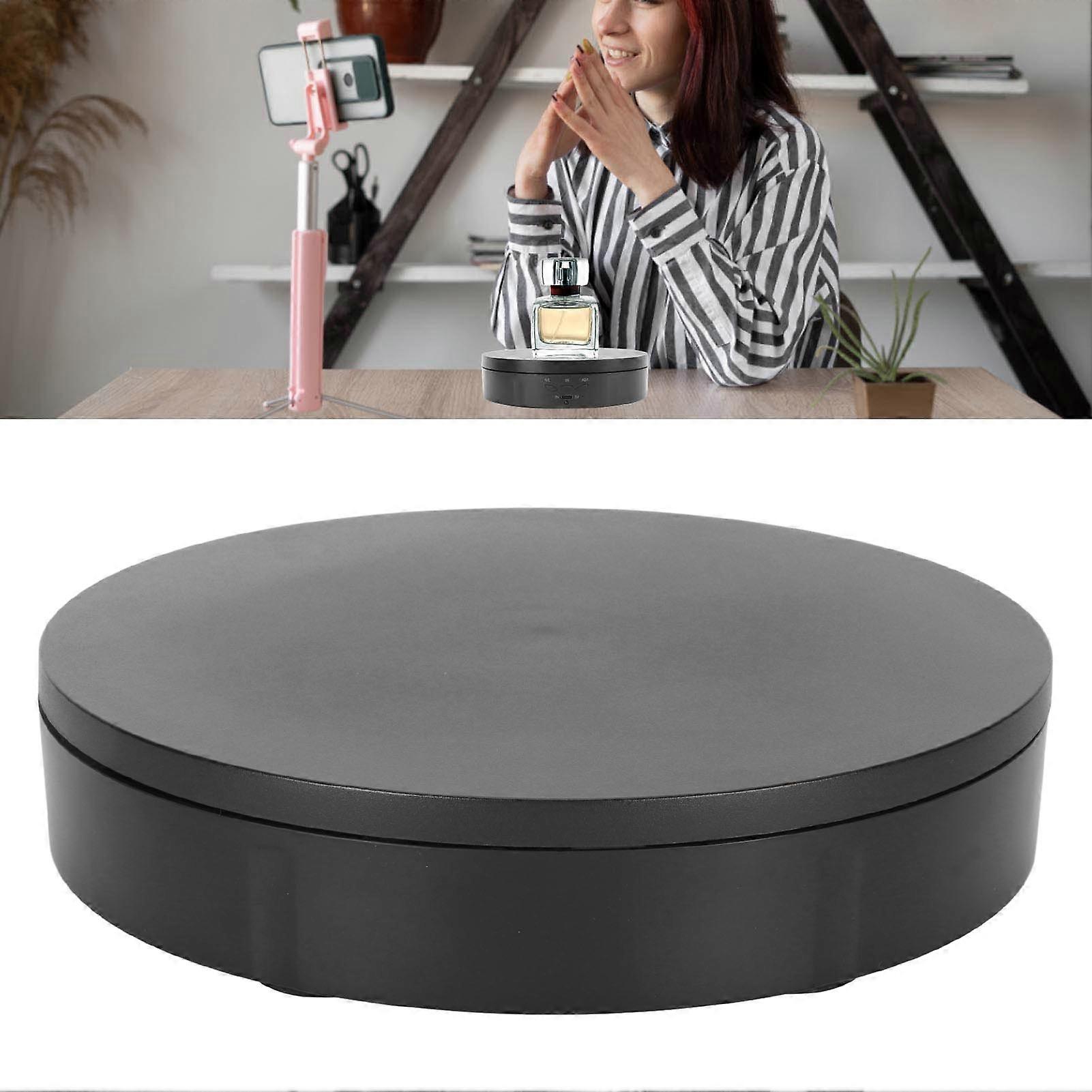 Motorized Rotating Display Stand Professional 220.lb Load Capacity 360 Degree Electric Rotating Turntable with Remote Control 100‑240V EU Plug